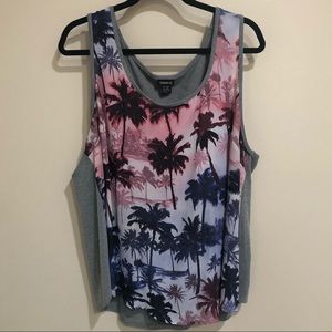Torrid Palm Tree Tank Top